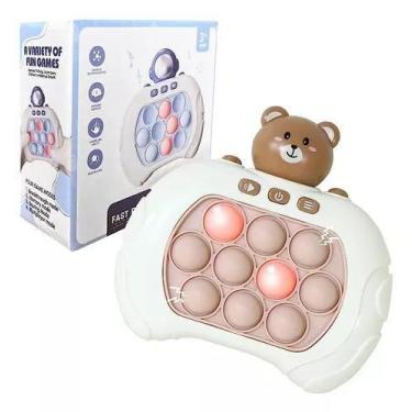 Imagem de Pop-it Mini Gamer Console Anti Stress Brinquedo Eletrônico Urso - DBRI