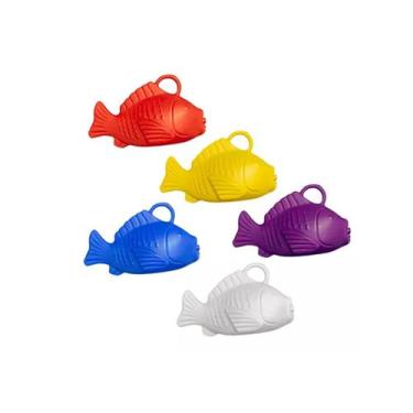Imagem de Kit Peixinhos Coloridos 3D Boia Na Água Festa Junina 10 Unidades Barra