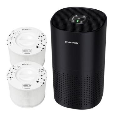 Imagem de Purificador de ar PuroAir 240 com 2 filtros HEPA, cobertura de 1000m² 