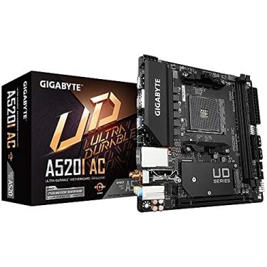 Imagem de Placa Mae amd Gigabyte A520i Ac Ddr4 Am4 Rev 1 1