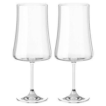 Imagem de Taças Vinho E Água Cristal 560Ml Titânio Pleasure 2 Peças