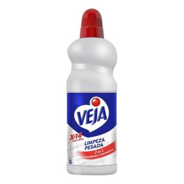 Imagem de Limpador 2 Em 1 Limpeza Pesada X-14 Cloro Ativo 1 Litro Veja, 1L, 1
