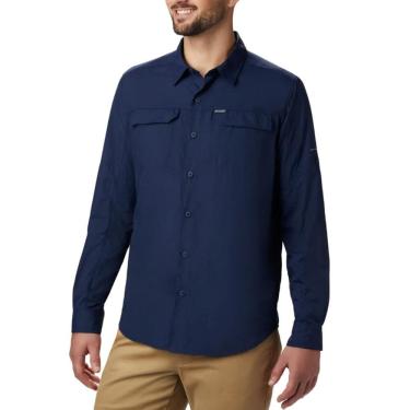 Imagem de Camisa Manga Longa GG Columbia Masculina Cinza Silver Ridge