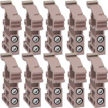 Imagem de Kit 50 Poste Final para Borne Trilho Din SEK-2G2 - Sibratec