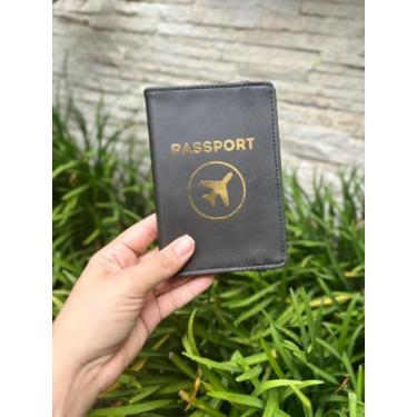 Imagem de Porta Passaporte - Crs Carteira, Preto