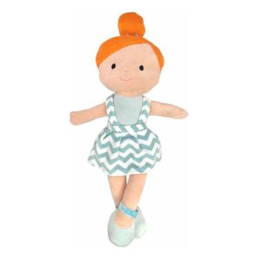 Imagem de Boneca Bonequinha Pano Infantil Mari Antialérgico Macia Lavável Plush 