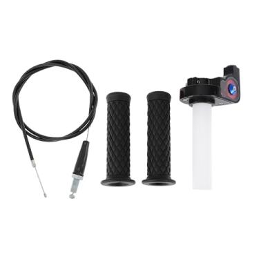 Imagem de REPAIROCK Kit de capa de guidão de borracha antiderrapante para motocicleta, scooter, bicicleta, quadriciclo, preto