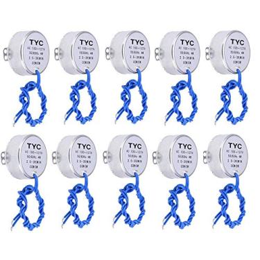 Imagem de RF REENFAYA - Pacote Com 10 Toca-Discos Motor Síncrono Elétrico 100-127 Vca 50/60 Hz 4 W, Direção Mínima Cw/Cw Para Virador De Copos, Secador Epóxi E Haste (2,5-3 Rpm)