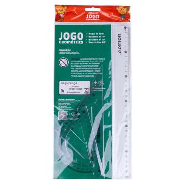 Imagem de Kit Geométrico 1 Grau 4 unidades Leonora