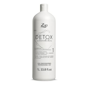 Imagem de Shampoo Detox Anti Residuo Zap 1L Profissional Limpeza Profunda