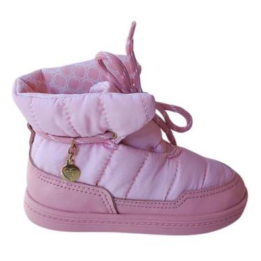 Imagem de Bota Infantil Molekinha Bebê 2127.208.23620, Rosa, 24