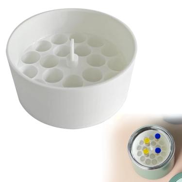 Imagem de Agamino 20 frascos pequenos de 3 ml para garrafa térmica Hydrapeak de 510 g, 708 g e 947 ml | Organizador de inserção de proteção contra congelamento à prova de vazamento | Suporte de frasco com