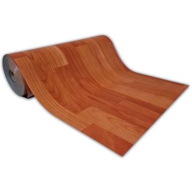 Imagem de Passadeira Em Manta Vinilico Similar Laminado 0,50x4,00 Madeira Marrom Claro