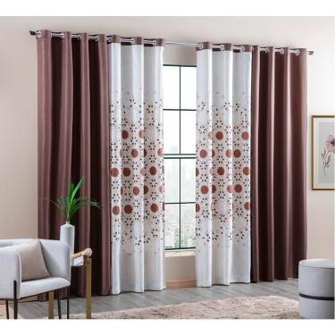 Imagem de Cortina Linha Combinada 300x250cm Tunes Casa D?oro Sultan