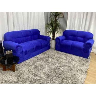 Imagem de Sofá 2 e 3 Lugares Azul 910 Viena - Alpoim