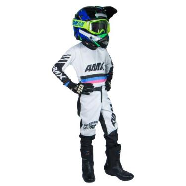 Imagem de Roupa Motocross Conjunto Infantil Trilha Cross Personalizado - AMX, On