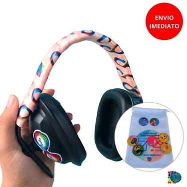 Imagem de Abafador De Ruido Para Meninas Infinity Rose Proteção 12 Db - Coleção 