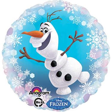 Imagem de Anagram International Balões de festa HX Frozen Olaf, multicoloridos