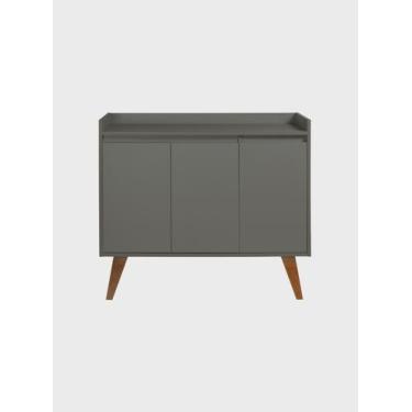 Imagem de Aparador Buffet 90cm Retro Mdf Madri - On Móveis, Verde