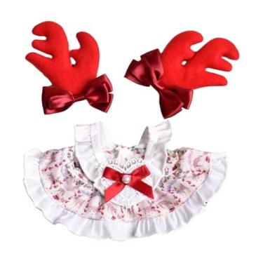 Imagem de Generic Roupas de Boneca de Pelúcia de de 15 Cm, Vestido de Animais de Pelúcia de Macio, Moda para Vestir-se, Adereços para Fotos, Fantasias, Ro, saia de alce