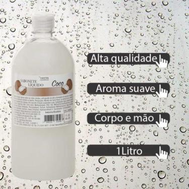 Imagem de Sabonete Liquido 1Litro Fragrancia Coco - Web das Essências
