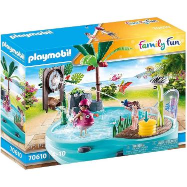 Imagem de Playmobil - Piscina Pequena Esguicho Água - Family Fun - 70610