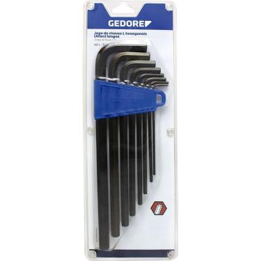 Imagem de Jogo De Chave Hexagonal Longa 3/32 A 3/8 Gedore 8 Peças