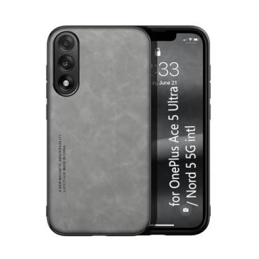 Imagem de Kepuch Silklike Capa para OnePlus Ace 5 Ultra/Nord 5 5G (Intl) - Case Placa de Metal Embutida - Cinza