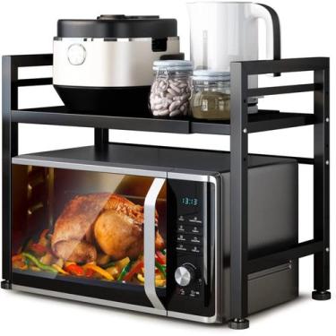 Imagem de Rack de forno de microondas DOLALIKE em aço carbono expansível