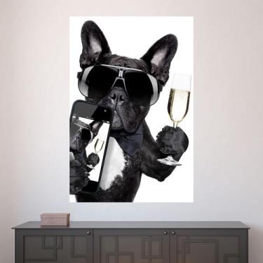 Imagem de Painel Adesivo de Parede - Cachorro - Pet Shop - 1627pnm - Allodi
