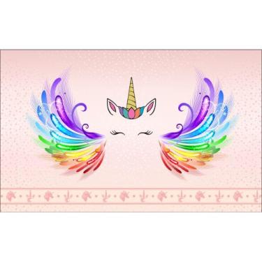 Imagem de Painel de Tecido Sublimado Unicórnio Encantado - Fabrika de festa, 400
