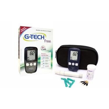 Imagem de G-Tech Kit Medidor Glicose Free 1 Completo
