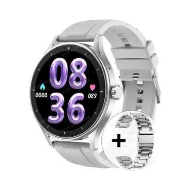 Imagem de Relógio Inteligente NFC Feminino Monitor De Frequência Cardíaca E Oxig