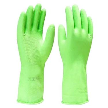 Imagem de Luva Latex Verniz Silver Verde Tam M Imbat