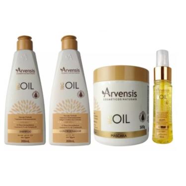 Imagem de Kit Arvensis Tec Oil Shampoo + Condicionador + Máscara + Finalizador