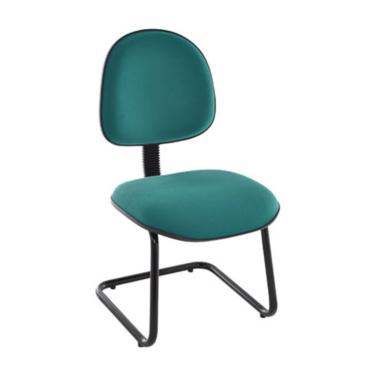 Imagem de Cadeira Executiva base Fixa em S  Linha Office Economy Verde