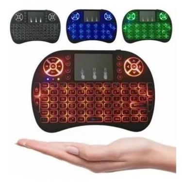 Imagem de Mini Teclado Wireless Mini Keyboard Usb Sem Fio Com Touch