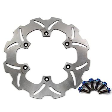 Imagem de Arashi Rotor de disco de freio traseiro com parafusos de montagem para Yamaha WR125 YZ125 WR250 YZ250 1998-2001, WR250F YZ250F WR426F 2001, YZ426F 2000-2001, acessórios de substituição de motocicleta