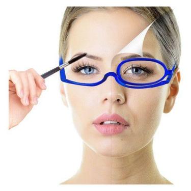 Imagem de 1 Óculos Maquiagem Com Grau Auto Maquiagem Make Dobrável Giratório Aum