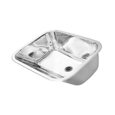Imagem de Tanque Docol Monobloco 017041ch 55x45 Inox Alto Brilho