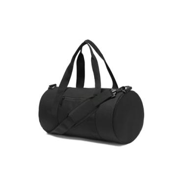Imagem de KDWAVE Bolsa de ginástica para mulheres e homens, bolsa esportiva de ginástica, ajustável, alça de ombro removível, leve, bolsa de viagem pequena, Preto, Small/15 inches