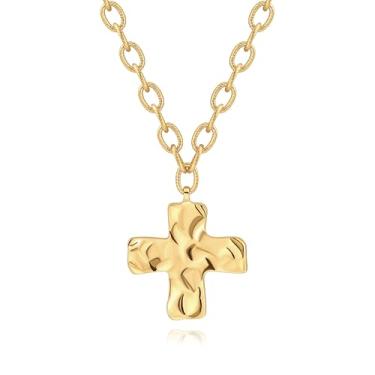 Imagem de CANEVINKA Colar feminino com pingente de moeda de ouro 18K com bússola delicada e girassol, corrente personalizada, joia em camadas, Banhado a ouro, Sem Pedra Preciosa