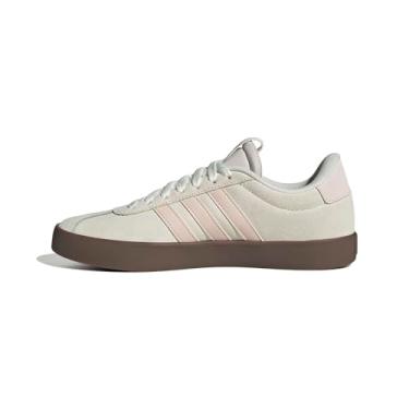 Imagem de adidas Tênis feminino VL Court 3.0, Branco/quartzo maravilha/dourado metálico, 40