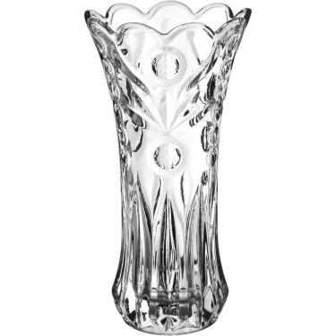 Imagem de Vaso Decorativo Enfeite Casa Floreiro Home&co Vidro 25x13x13cm Transparente