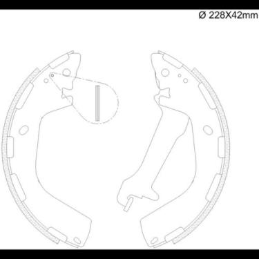 Imagem de Sapata Freio Traseira Hyundai Tucson 2004 a 2013 Fras-Le