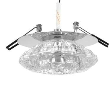 Imagem de 3W Lâmpada do Teto LED, Vidro de Cristal Sombra Spot Light, Iluminação Quente Com Design Eye-friendly, Decoração de Poupança de Energia para Casa Sala Quarto Escritório Bar (Luz