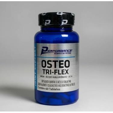 Imagem de Osteo Tri Flex 60 Tabletes Performance Nutrition - Joint Support - Colágeno Tipo 2 - MSM - Ácido Hialurônico - Articulação Renovada - Concentrações Das Substâncias Que Realmente Fazem Diferença - Artrite - Artrose - Tendinite