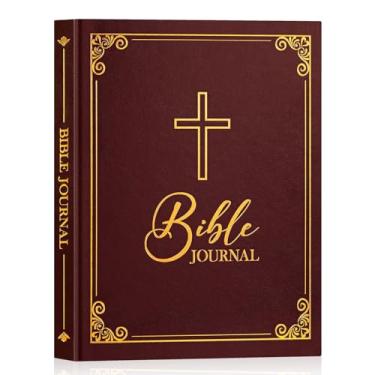 Imagem de Lanpn Diário de oração bíblica para homens, diários devocionais cristãos de 3 meses, caderno de estudo da Bíblia com versículo das escrituras para notas de oração da igreja, presentes de fé religiosa