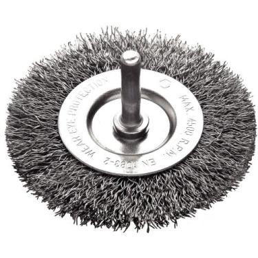 Imagem de Escova circular aço 3" 75 x 1/2 fio 30 haste 6mm 45011/103 tramontina