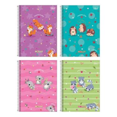 Imagem de Caderno Espiral Tilibra Universitário Holly - Capa Dura 1 Matéria 80 F